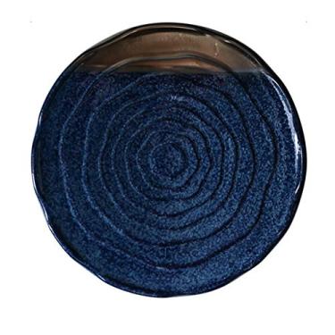 Imagem de Pratos de jantar nórdico redondo prato de cerâmica prato de jantar de porcelana prato doméstico de 25 cm prato de macarrão prato de bife utensílios de mesa decoração de casa pratos de sobremesa (B 4