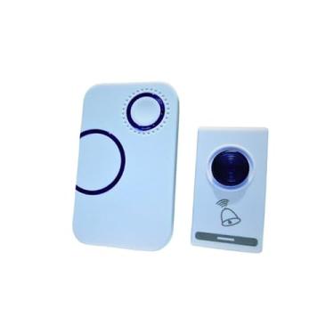 Imagem de Campainha Domestica sem Fio a Prova D áGua Campainha Residencial Comercial sem Fio Tomada e a Pilha(MD-32 Tomada)