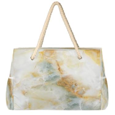 Imagem de hongjinglin Bolsa de praia grande, leve, dobrável, futebol americano, fogo, piscina, bolsa de ombro, Cor 3, Large