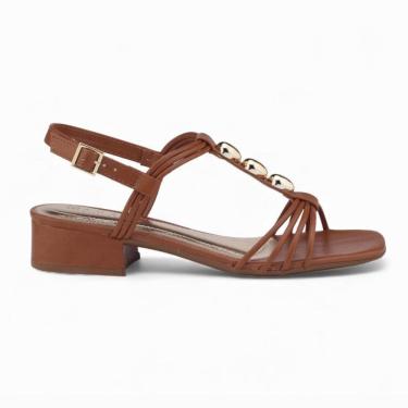 Imagem de Sandália Feminina Ramarim Salto Baixo Casual