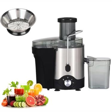 Imagem de Espremedor CentríFugo, MáQuina De Suco, Extrator De Sucos Turbo Premium, 2ª Marcha, FáCil De Limpar/Alto Rendimento De Suco-90%/Sem Bpa, 75 Mm De DiâMetro, Filtro De 0,4 Mm