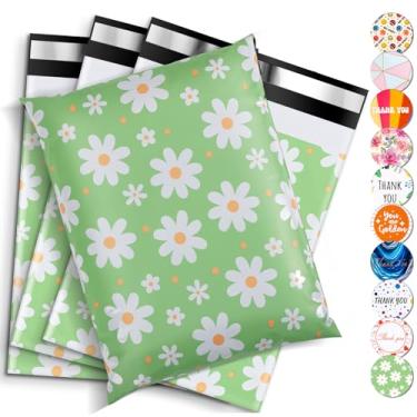 Imagem de Oududianzi Envelopes de poliéster 10 x 13, 50 peças de sacos de envio à prova d'água, sacos de poliéster autovedantes, envelopes de envio a granel, sacos de embalagem para pequenos negócios