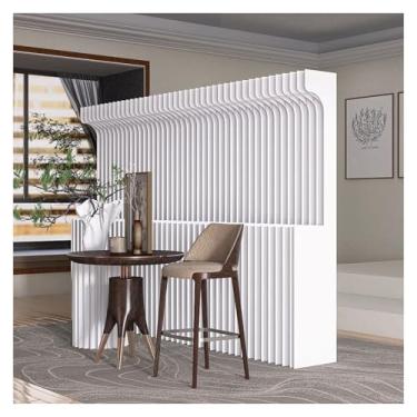 Imagem de Room divider Divisórias modernas com prateleiras de armazenamento, tela de papel extensível dobrável, decoração de fundo multifuncional(5X1.6M/16.4X5.2FT)