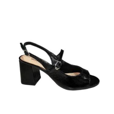 Imagem de Sandália Bottero Feminina 362508 Couro Enverniza Slingback-Feminino