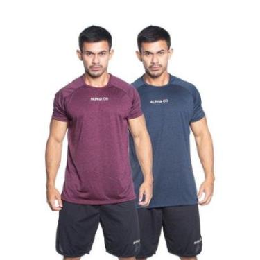 Imagem de Kit 2 Camisetas Dry Alpha Co Masculina-Masculino