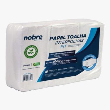 Imagem de Papel Toalha Interfolhas Fit 20x23cm - 1000fls  Nobre