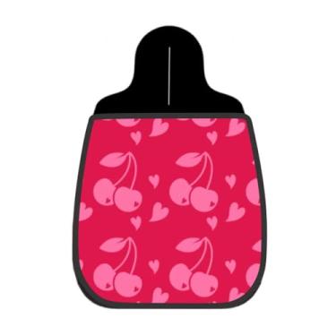 Imagem de Lixeira De Carro Organizador Lixinhocar Cereja Fundo Magenta