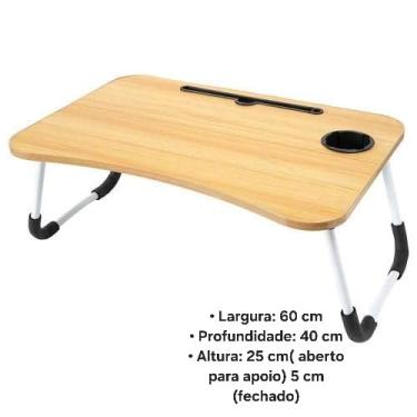 Imagem de Suporte para Notebook de Madeira, suporte para computador