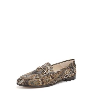 Imagem de Sam Edelman Mocassim Loraine feminino, Verde-oliva Paisley Multi, 43