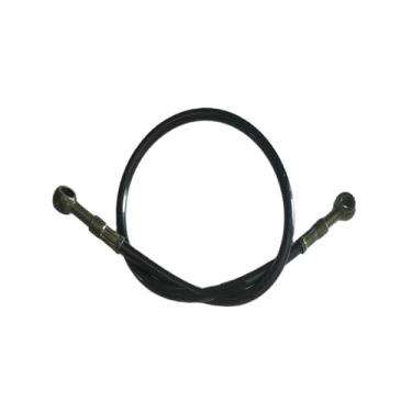 Imagem de Linha de mangueira de óleo de freio embreagem hidráulica 10 mm a 8 mm acessórios banjo tubo de óleo universal motocicleta aço inoxidável trançado mangueira de freio linha de freio motocicleta