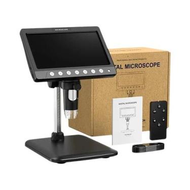 Imagem de Microscópio Digital IPS De 7 Polegadas 5MP 50X-1200X Com Suporte Para 