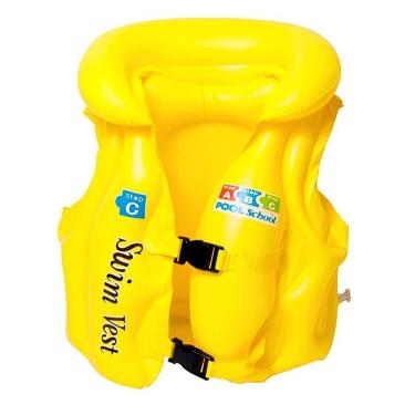 Imagem de Boia Colete Inflável Gold Sports Infantil Flutuador Salva Vidas Criança e Bebê 10 a 50 kg-Unissex