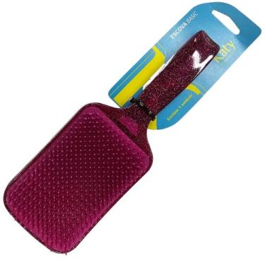 Imagem de Escova de Cabelo Racket Glitter Pink Katy Ref. 138370