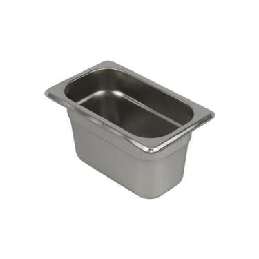 Imagem de Cuba Gastronômica Buffet GN 1/9 100mm Aço Inox Sem Alça - BONSUCESSO