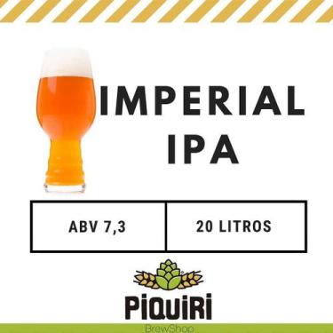 Imagem de Kit de Insumos para Fabricação de Cerveja Artesanal 20L - Imperial IPA
