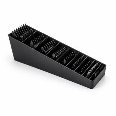 Imagem de Suporte Barbearia Pentes Máquina de Cortar Cabelo Barba Top Cor:Cinza 