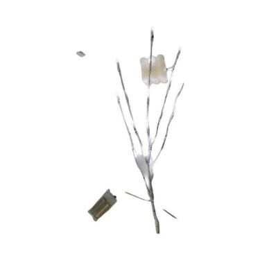 Imagem de Luzes LED Festivas Em Ramo De Bétula Branca, Operadas Por Bateria, Par