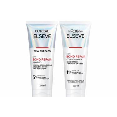 Imagem de Kit L'Oréal Elseve Bond Repair Shampoo 250ml + Condicionador 200ml Rep