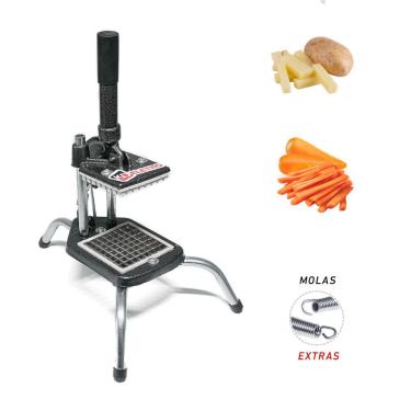 Imagem de Picador de Legumes KD Eletro Profissional Pequeno para Batata Palito em Alumínio Fundido com Facas em Aço Inox 10 mm
