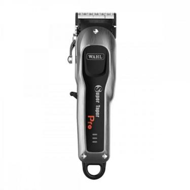 Imagem de Máquina de Corte de Cabelo Wahl Super Taper Cordless Pro Profissional Lâmina Aço Inoxid...