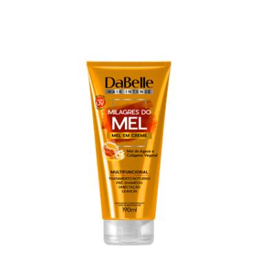 Imagem de Creme de Tratamento Nutrição e Reparação 190ml DaBelle Milagres do Mel Vegano Proteção Térmica