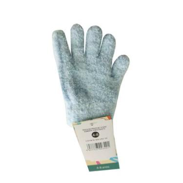 Imagem de Luva Infantil Poliéster Azul Basic+ Proteção Térmica Inverno