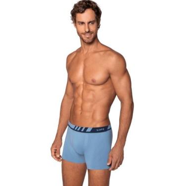 Imagem de Cueca Boxer Lupo Microfibra Box Sem Costura - 671-001, Preto, M