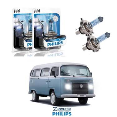 Imagem de Lâmpadas Farol Volkswagen Kombi Philips H4 BlueVision