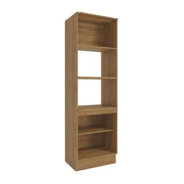 Imagem de Kit 2 Fornos Celeste Kappesberg 100% MDF 4 Portas Nogueira/Verde 70cm