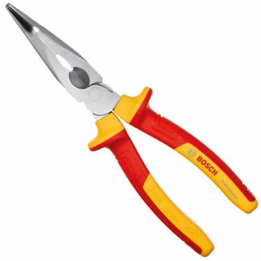 Imagem de Alicate de Bico Curvo 40º VDE 200mm 1000V (1600A02NE4000) - Bosch