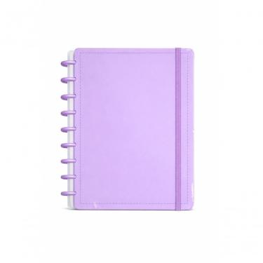 Imagem de Caderno Inteligente Disko Lilás Médio Capa Dura com Disco Reposicionável Escolar Lilás