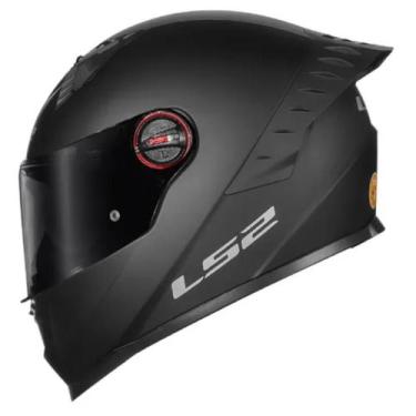 Imagem de Capacete Moto Ls2 Ff358 Pro Monocolor Preto Fosco C/ Spoiler