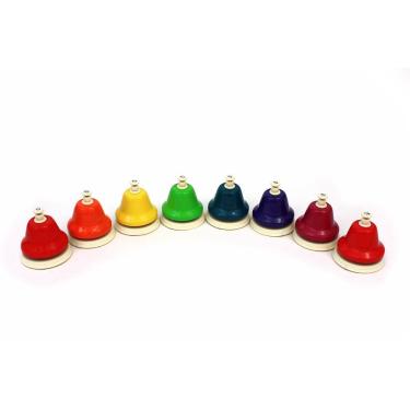 Imagem de Sinos de Mesa CNDB-D 8 Notas Musicais Colorido Metal e Plastico Boomwhackers