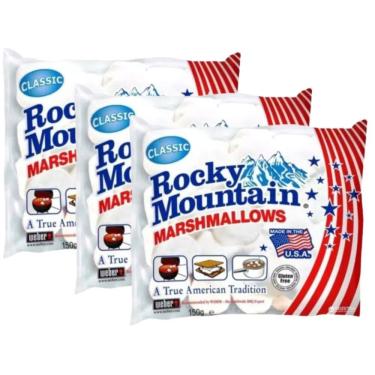 Imagem de Marshmallow Rocky Mountain Classic 150g Importado EUA - 3 Pcts