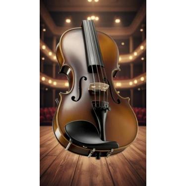 Imagem de Violino Acústico Profissional 4/4 Acabamento Fosco - Congratulations S