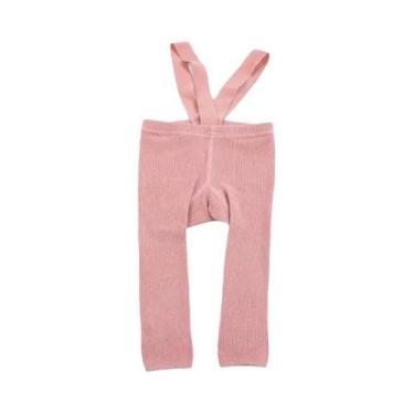 Imagem de Leggings De Cintura Alta Elástica Para Bebês (Meninas E Meninos) - Mei