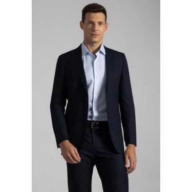 Imagem de Terno Slim Fit PV Liso - Highstil Oficial, 58M, Marinho