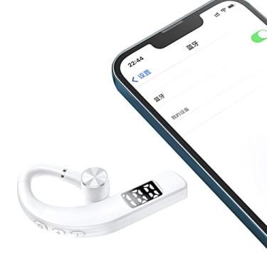 Imagem de ouvido compatível com Bluetooth, com cancelamento ruído ouvido compatível com Bluetooth - ouvido sem fio compatível com Bluetooth v5.0 Fones ouvido viva-voz com Sillervan