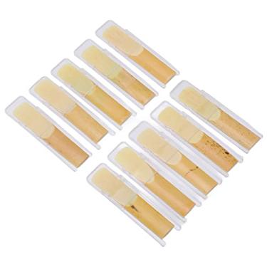 Imagem de Saxophone Reeds, 10PCS Tenor Saxophone Reed B Flat Odorless Uncut Saxophone Accessories for Musician