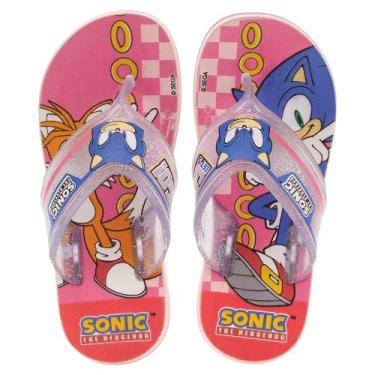 Imagem de Chinelo Infantil Sonic Speed Grendene Kids - 22591