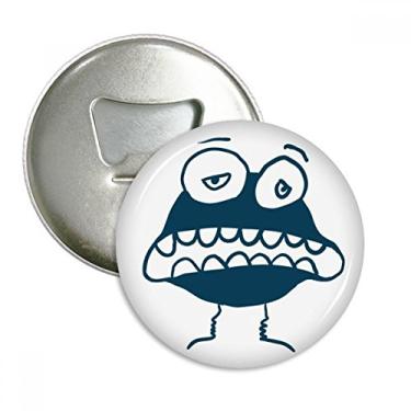 Imagem de Emblema Multifuncional Universe Alien Monster Criature Abridor de Garrafas Ímã de Geladeira