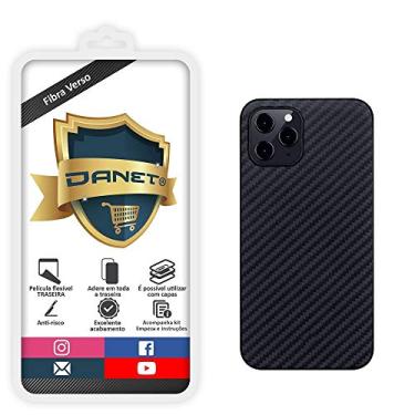 Imagem de Pel�cula Fibra De Carbono Gel Flex�vel Traseira Verso para Iphone 12 Pro Max com Tela de 6.7" - Prote��o Que Adere E Cobre Toda A Parte Traseira do Aparelho - Danet