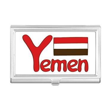Imagem de Carteira de bolso com estampa vermelha da bandeira nacional do Iêmen