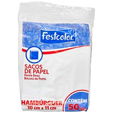 Imagem de Saquinho de Papel para Hamburguer - Caixa com 500, Festcolor
