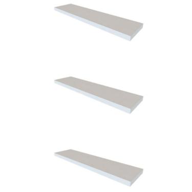 Imagem de Conjunto com 3 Prateleiras Deven Cinza Cristal 40 cm