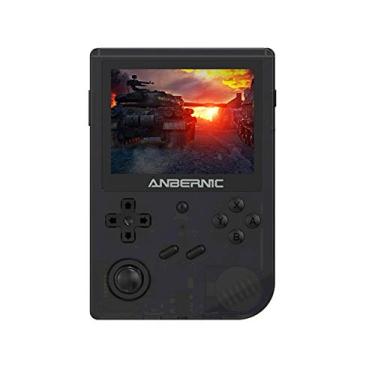 Imagem de Console de jogos portátil, tela IPS de 3,5 polegadas, sistema de código aberto, console de videogame com RK3326 sem chip com 5.000 a 10.000 jogos (Opendingux; 32G/64G)