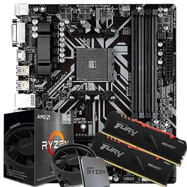 Imagem de KIT UPGRADE AMD RYZEN 5 5600GT,B450M, 2X8GB DDR4 3200MHZ RGB PRONTO PRA USAR