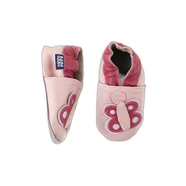 Imagem de Sapato Bebê Borboleta Rosa - Babo Uabu