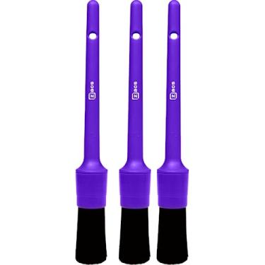 Imagem de 3 Pinceis Detalhamento Externo Automotivo Cerdas Macia Zacs