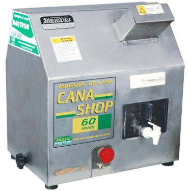 Imagem de Engenho para Cana Inox Cana-Shop 60 Rolos de Ferro MAQTRON